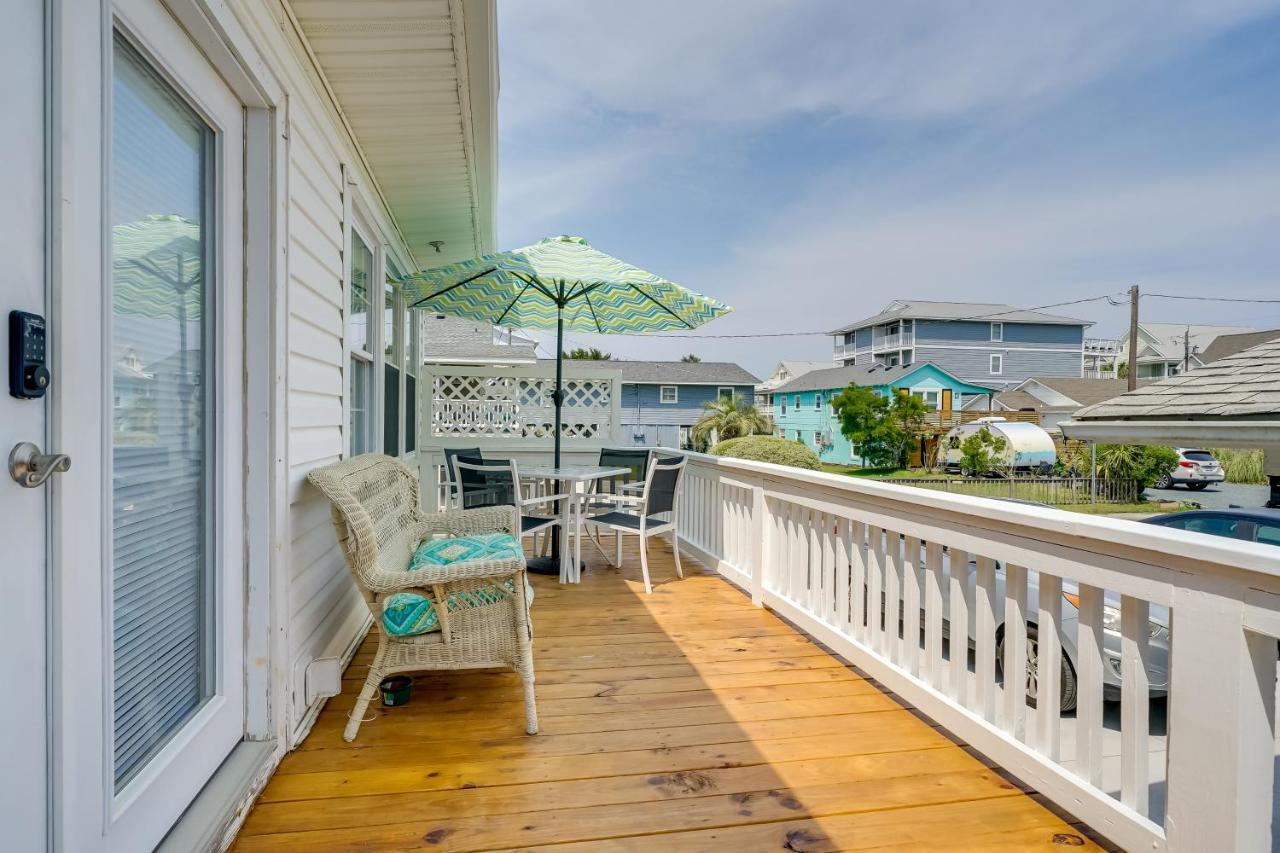 Carolina Beach Home With Private Deck Walk To Shore Exterior foto